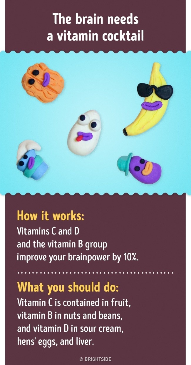 the brain needs a vitamin cocktail