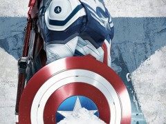漫威发布新任美国队长海报 不仅有盾牌还有双翼Marvel Studios releases new poster of Anthony Mackie as Captain America